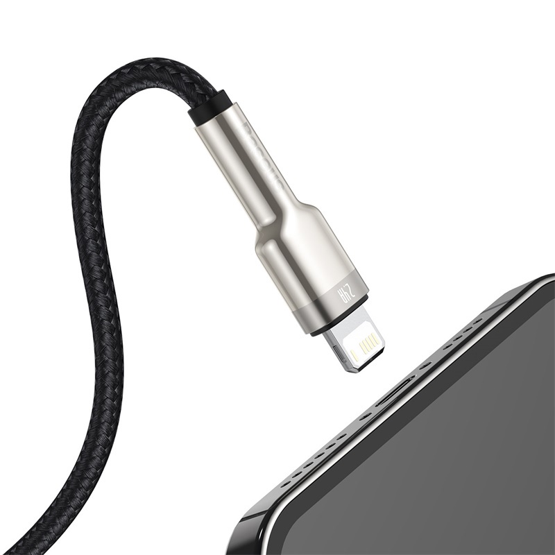 Baseus - BaseusMall Cáp sạc nhanh Baseus Cafule Metal USB A to 6/7/8/X Series 2.4A