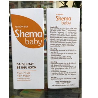 Xịt rôm sảy Shema baby cho trẻ em