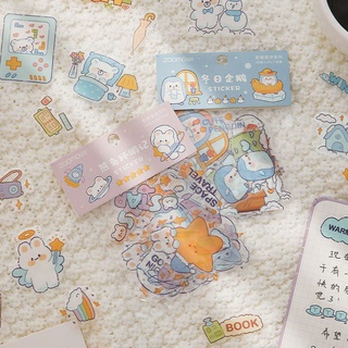 Set 50 Miếng Hình Dán Trang Trí Sổ Dễ Thương