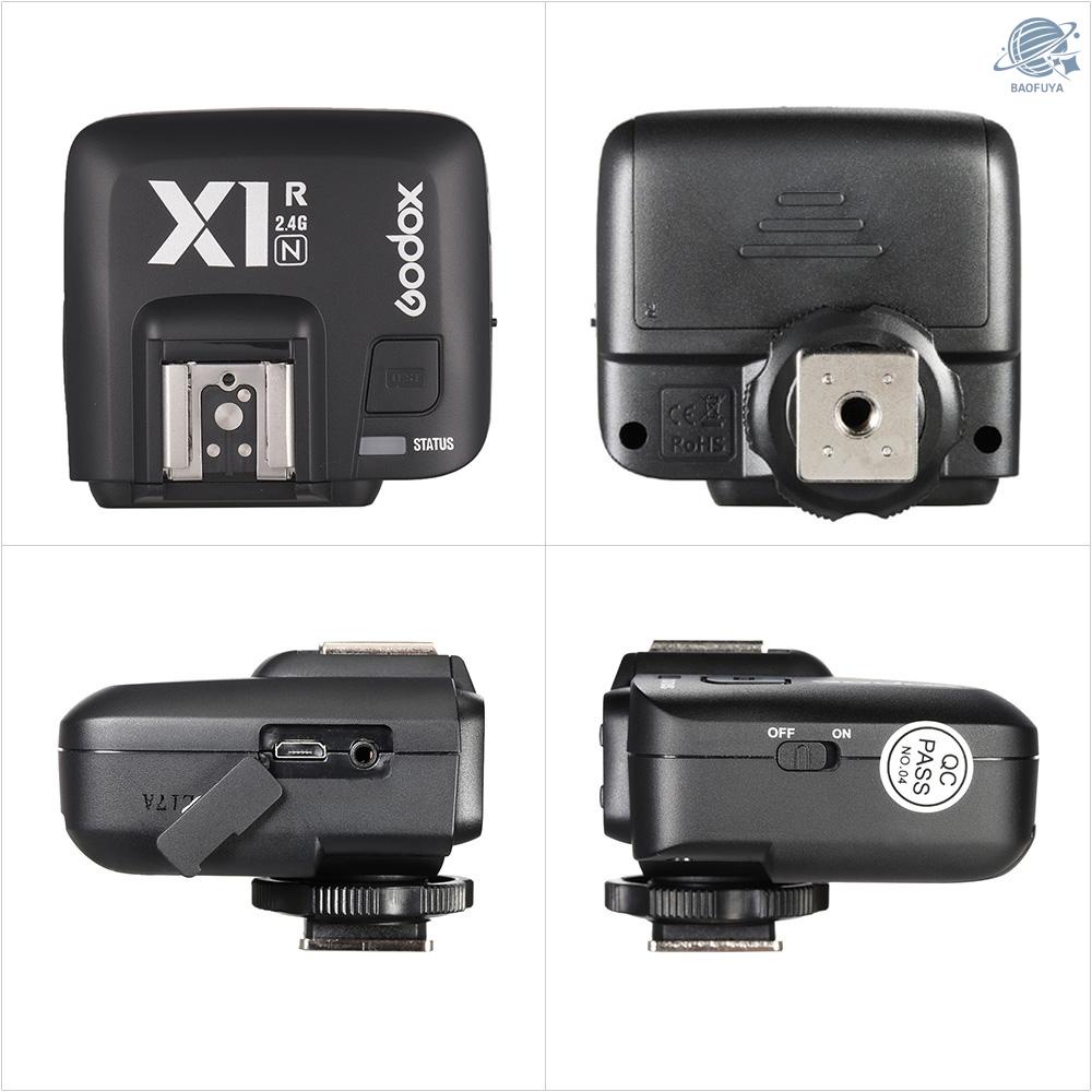 Bộ Thu Phát Tín Hiệu Không Dây Godox X1R-N TTL 2.4G Cho Máy Ảnh DSLR X1N