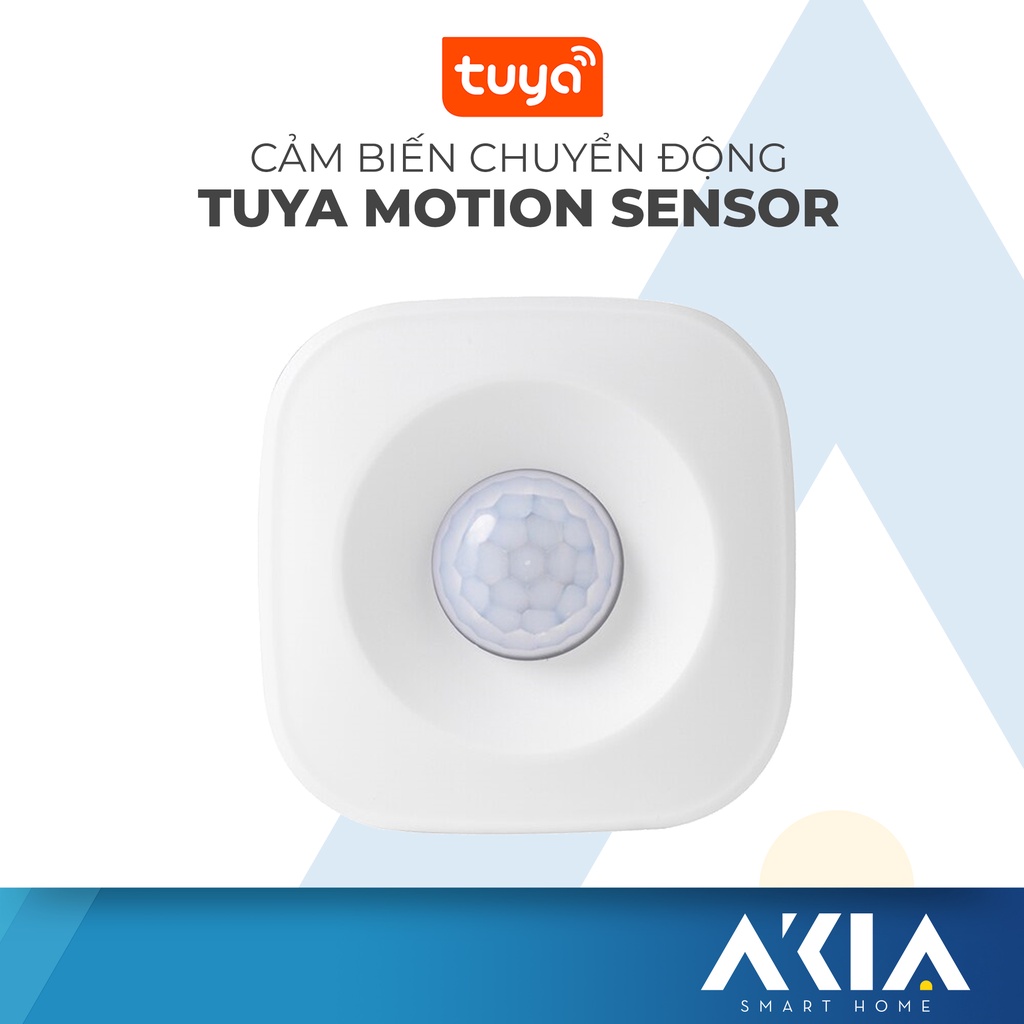 Cảm biến chuyển động Tuya AKIA zigbee motion sensor, phát hiện người đi ngang, gửi thông báo về điện thoại