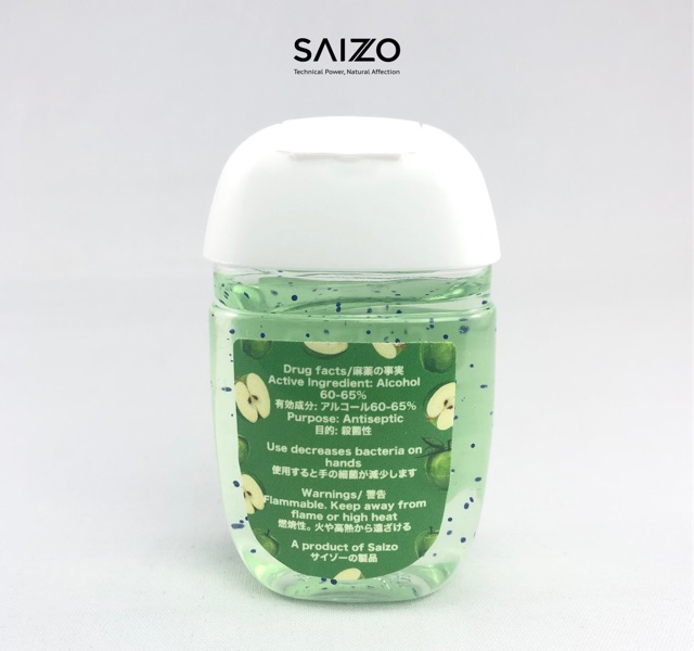 Gel Rửa Tay Khô Sát Khuẩn Bỏ Túi Táo Xanh Saizo Nhật Bản 29ml | BigBuy360 - bigbuy360.vn