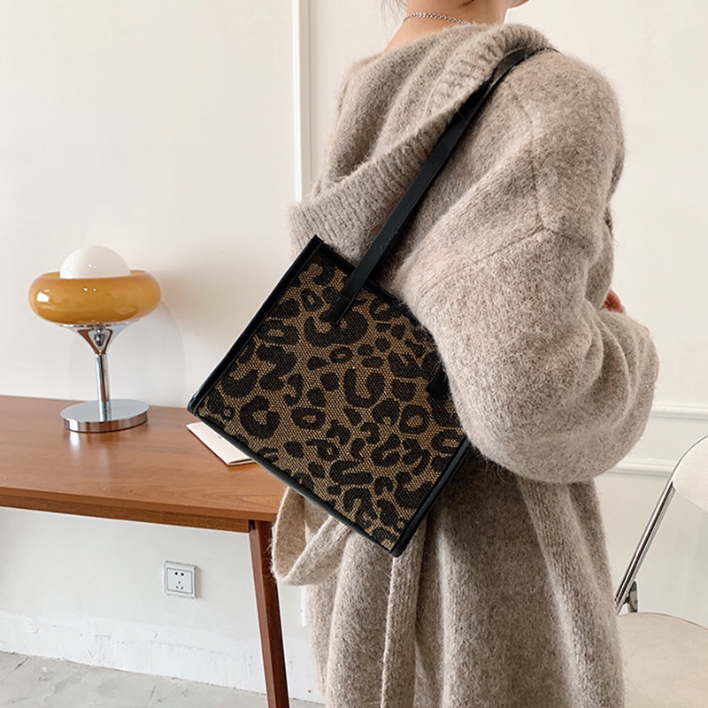 IELGY Túi tote Đeo Vai Cầm Tay In Họa Tiết Thời Trang Cho Nữ