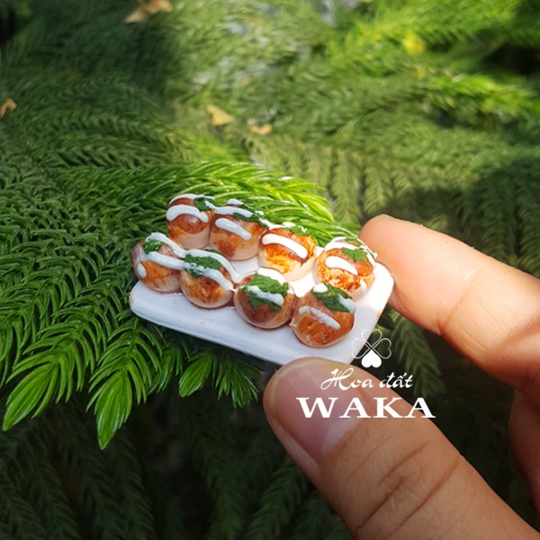 Bánh Bạch Tuột Takoyaki Mini 01- Mô Hình 1/12