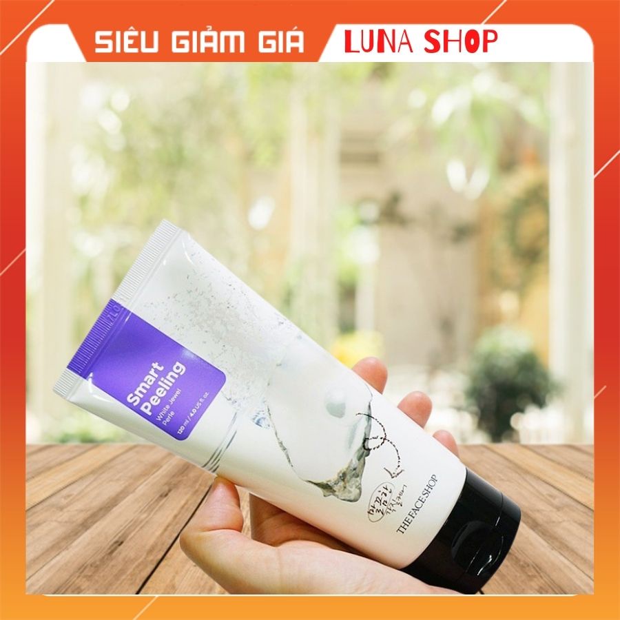 TẨY DA CHẾT / THE FACE SHOP /Tẩy Da Chết Ngọc Trai - White Jewel PeelingThe Face Shop Smart Peeling 120ml | BigBuy360 - bigbuy360.vn
