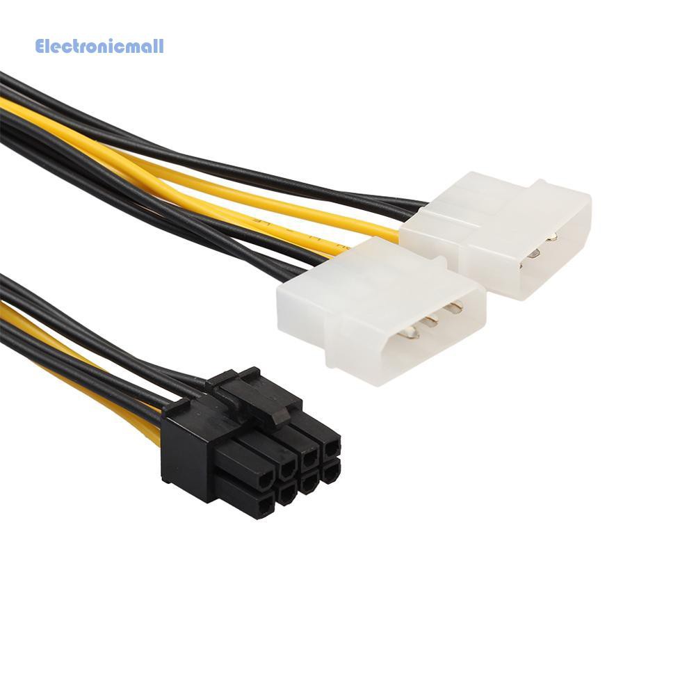 Dây cáp Card đồ họa kép 18cm 8 ( 6 + 2 ) sang 4 pin
