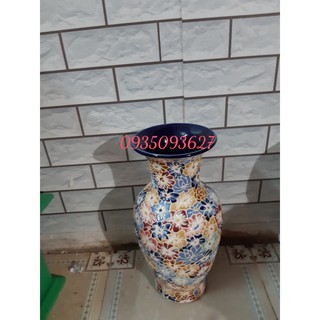 Bình gốm sứ bách hoa cao 40 cm
