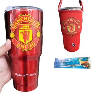 (HIẾM) COMBO LY GIỮ NHIỆT BÓNG ĐÁ 900ML KÈM ĐỦ PHỤ KIỆN THEO LY