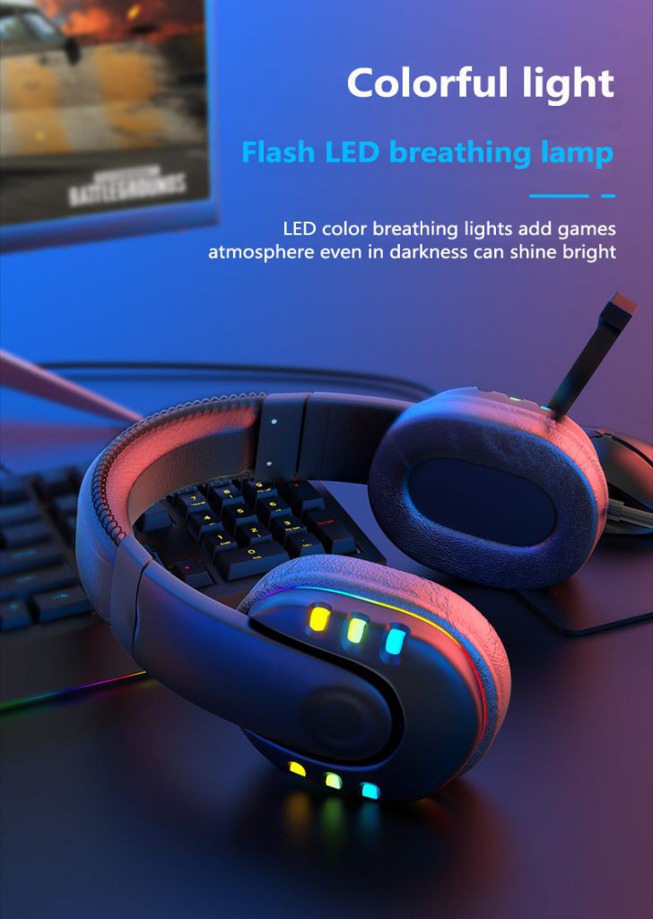 Tai Nghe Trùm Đầu Ak47 Có Đèn Led Chuyên Dụng Cho Game Thủ