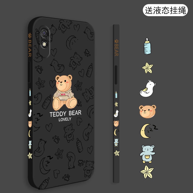 Ốp Điện Thoại Hình Gấu teddy Có Dây Đeo Cho oppo reno reno 4 reno 4 pro reno 4 se reno 5 reno 5 pro reno 5 pro plus