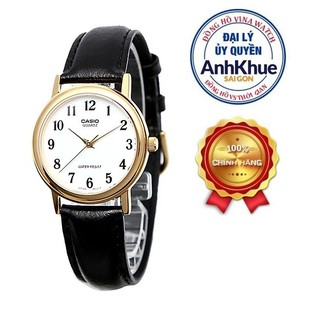 Đồng hồ nam dây da casio chính hãng anh khuê mtp-1095q-7b