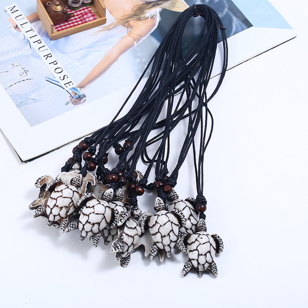 Vòng cổ Hợp Kim Mặt Hình Rùa Đính Đá Nhân Tạo Thời Trang Dành Cho Nam