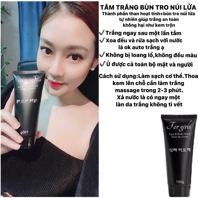 TẮM TRẮNG BÙN TRO NÚI LỬA KOREA -FOR GIRL