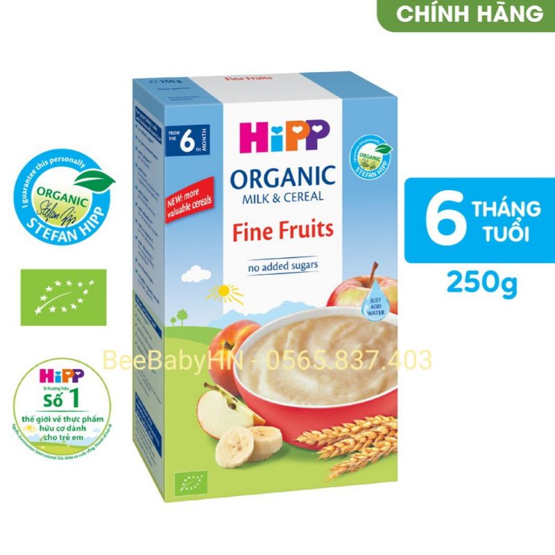 [Đủ Vị 6m] Bột Ăn Dặm HiPP ORGANIC ( 250g )