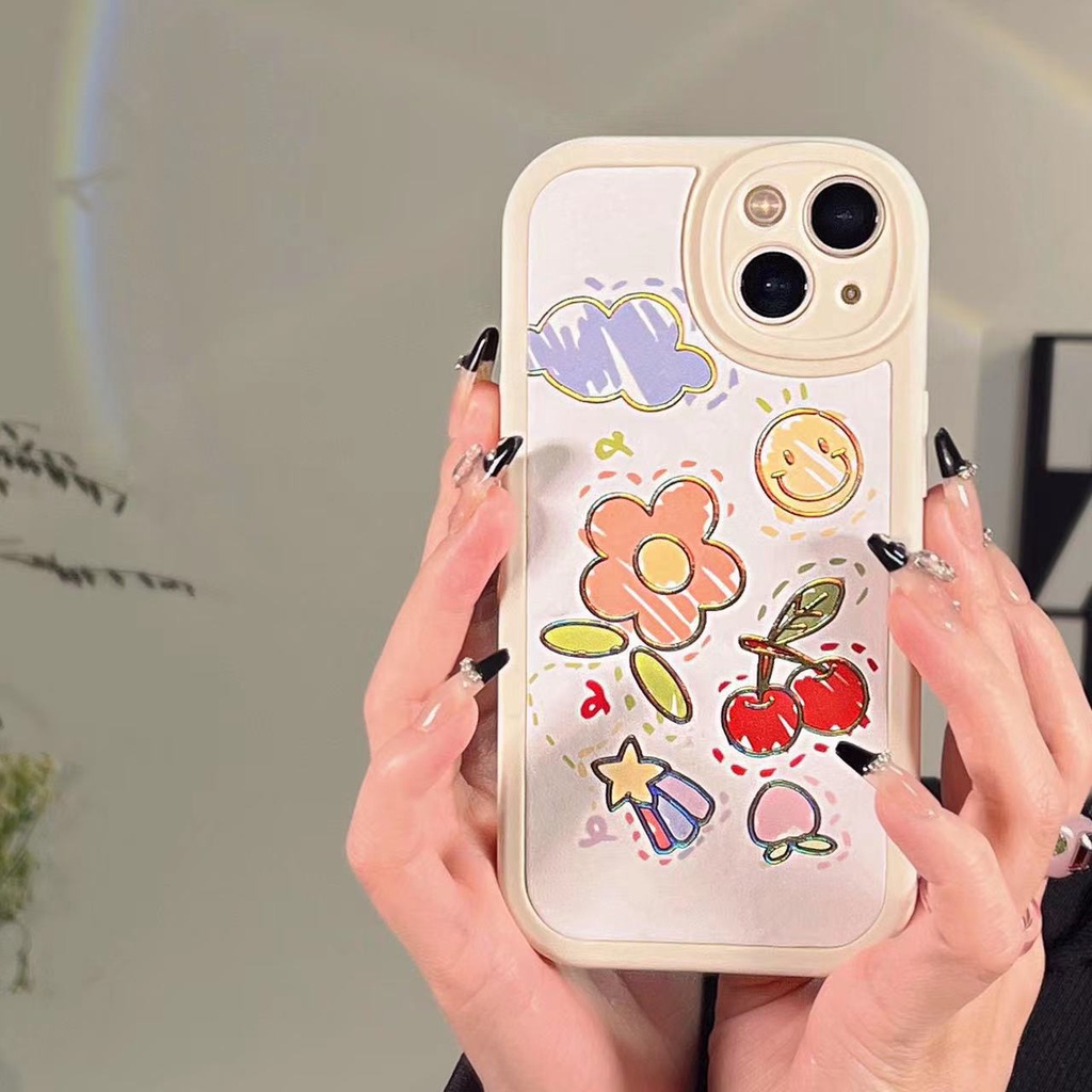 Ốp Điện Thoại Hình Hoa Đỏ Cho VIVO Y12 Y20 Y11 Y15S Y15 Y21 Y33S Y91 Y51 Y53S Y12i Y15 Y20i Y20S Y50 Y30 Y5S Y91C V11i