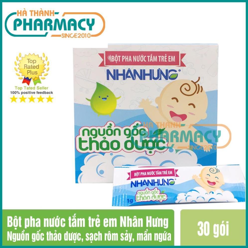 [CHÍNH HÃNG] Bột tắm Nhân Hưng - Hộp 30 gói