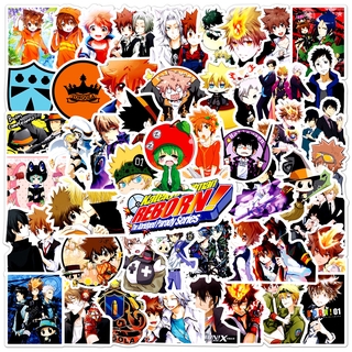 Set 50 nhãn dán họa tiết Hitman Reborn chống nước xinh xắn