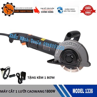 Máy cắt rãnh tường 1 lưỡi Caowang CW1336 - Công suất 1800W - Độ sâu cắt 40mm - Bảo hành 6 tháng(tặng bơm thân nhôm)