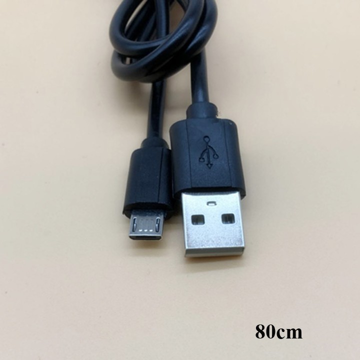 Cáp sạc micro usb 80cm 1A
