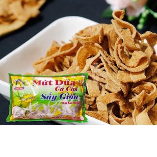 Gói 500gr mứt dừa vị cacao sấy giòn siêu thơm ngon thanh thanh