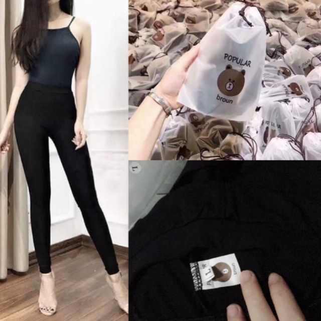 Quần legging túi gấu Browm siêu cute | WebRaoVat - webraovat.net.vn