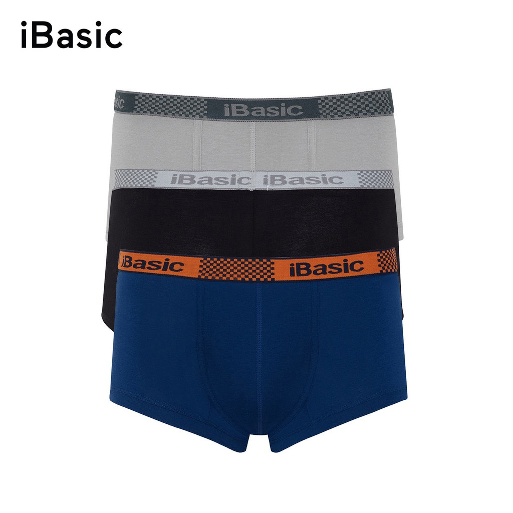 Combo 3 quần lót nam boxer brief iBasic VM025