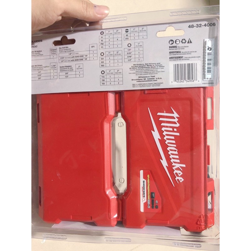 Bộ phụ kiện máy cầm tay Milwaukee 40 món