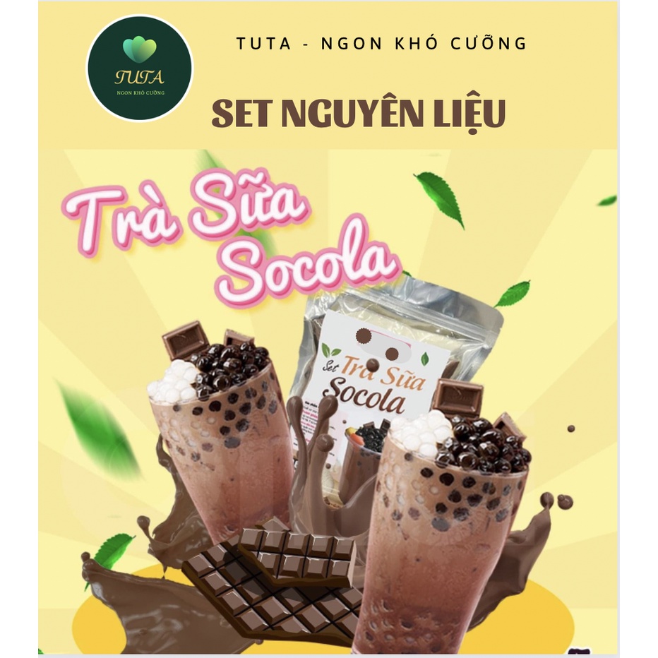 Set Nguyên Liệu Trà Sữa Socola