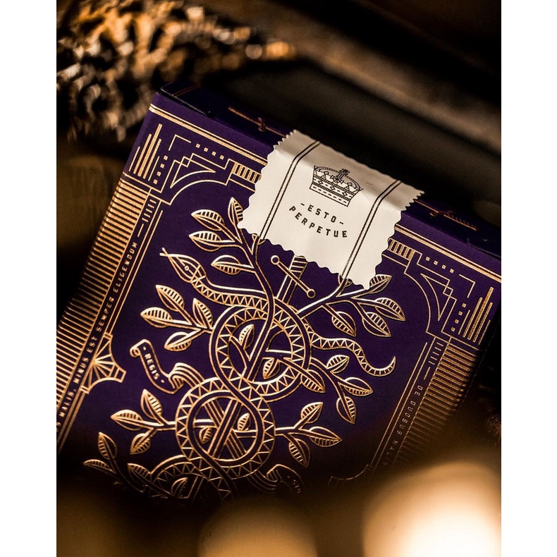 Bộ Thẻ Bài Trò Chơi theory11 monarchs Màu Tím