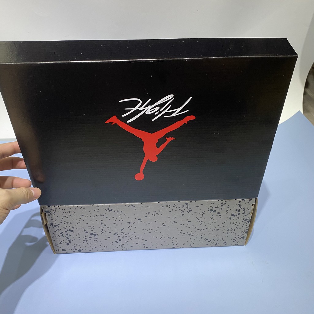 🎁COMBO🎁 Hộp Giấy Carton đựng giày dép, Hộp mũ Nike Air Jordan  + Bill thẻ + Giấy gói Nhật xịn chuẩn Fullbox