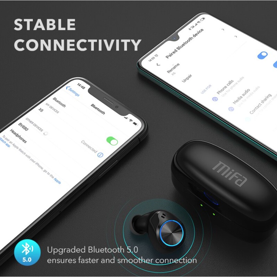 Tai Nghe True Wireless MIFA X5 Smart Touch Bluetooth V5.0 - Hàng Chính Hãng | BigBuy360 - bigbuy360.vn