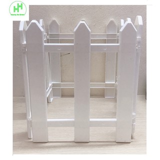 Hàng Rào Nhựa Lắp Ghép Dài 1,6m Cao 30cm Trang Trí Vườn Cây
