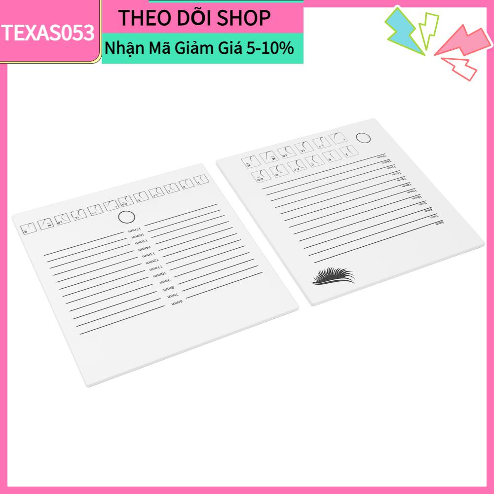 Texas053 Lông mi giả Mở rộng Pallet Giá đỡ Cơ sở PP Kích thước lớn Khay chứa lông di động cho người mới bắt đầu