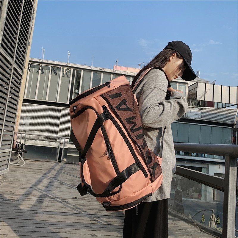 Túi đựng hành lý đi du lịch/ tập gym sức chứa lớn chia ngăn khô/ ướt cho nam