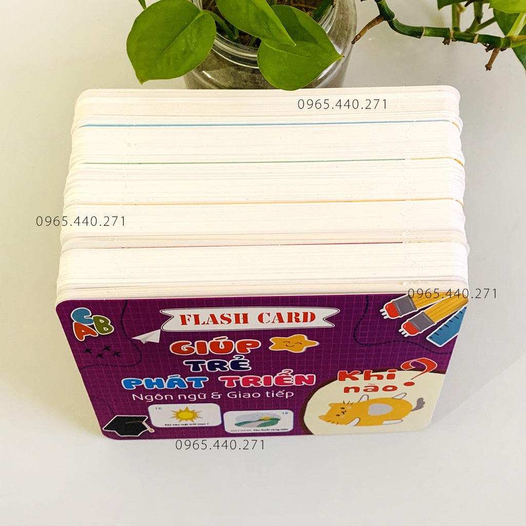 Bộ Flashcard 300 câu hỏi + trả lời giúp trẻ phát triển tư duy ngôn ngữ & giao tiếp: Ai? Cái gì? Ở đâu? Khi nào? Tại sao?