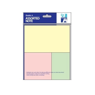 Giấy note DoubleA 3 màu lợt AN-32324-EN