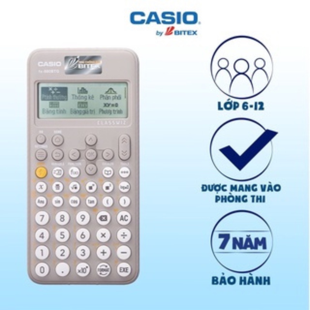 Máy tính CASIO FX880BTG Chính hãng - Bảo hành 7 năm