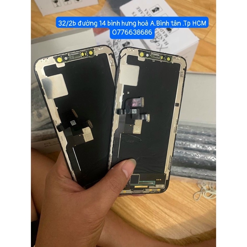 màn hình -iPhone xs (zin ép  chính hãng Đẹp 95% )(Ảnh thật Shop tự chụp 100 %)