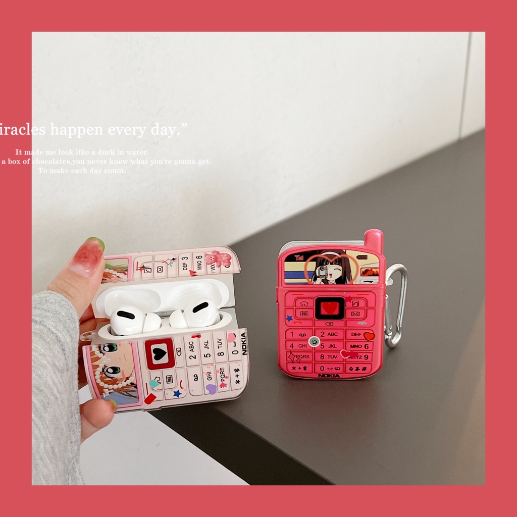 Vỏ Bảo Vệ Hộp Sạc Tai Nghe AirPods3 Pro AirPods3 Họa Tiết Sakura Mẫu Mới 2021 Dễ Thương Ốp