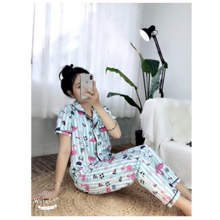 Đồ Bộ Pijama Kate Thái [Tay Ngắn Quần Dài]