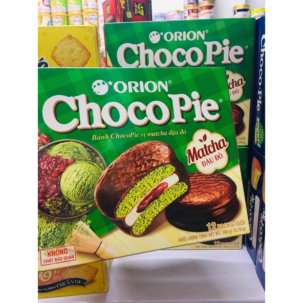 CHOCOPIE ORION ĐỦ VỊ - MỚI, HỘP 12P