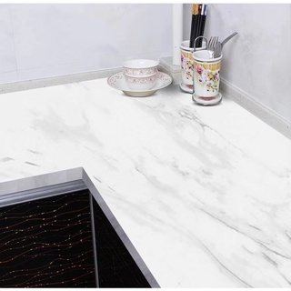 Cuộn 3mét Giấy Dán tường Bếp tráng nhôm Vân Đá hoa cương