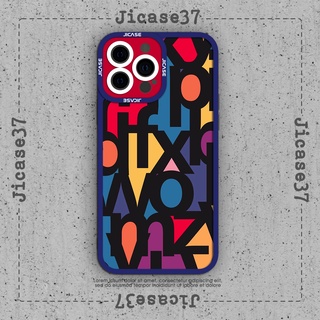 Ốp lưng iphone và samsung xiaomi oppo cạnh vuông Jicase hiphop chữ sắc màu đỏ 