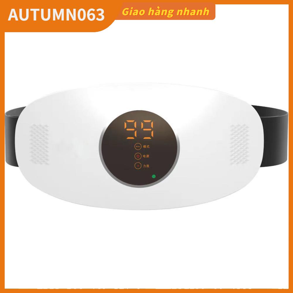 Đai Rung Mát Xa Bụng Trọng Lượng Nhẹ Không Dây Di Động Hỗ Trợ Giảm Cân Autumn063