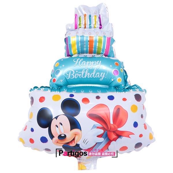 Bóng Nhôm Bánh Sinh Nhật, Bánh Cupcake, Bánh Mickey Minnie, Bánh Công Chúa, Trang Trí Sinh Nhật, Tiệc Mừng Thôi Nôi