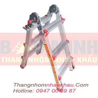 Thang nhôm gấp chữ a đa năng hyundai ls-43