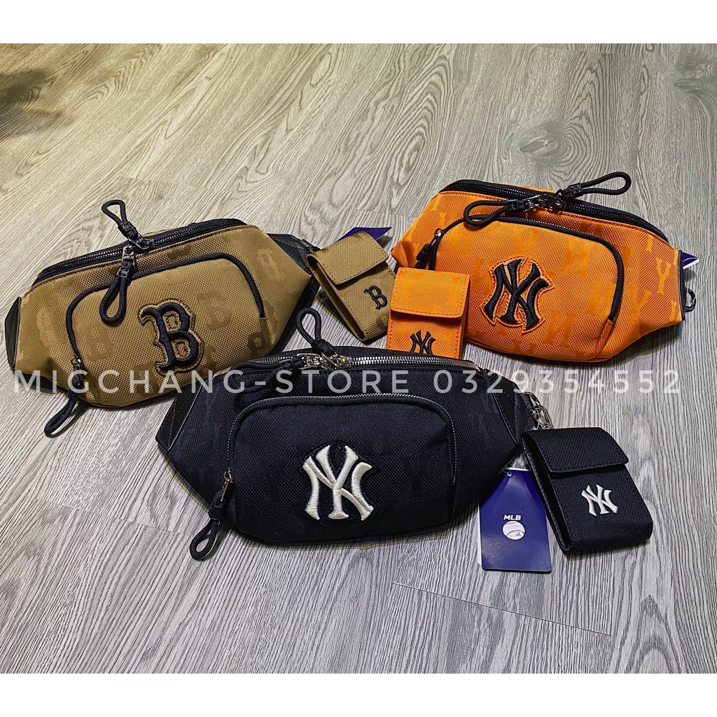Túi MLB MONOGRAM NYLON JACQUARD HIPS