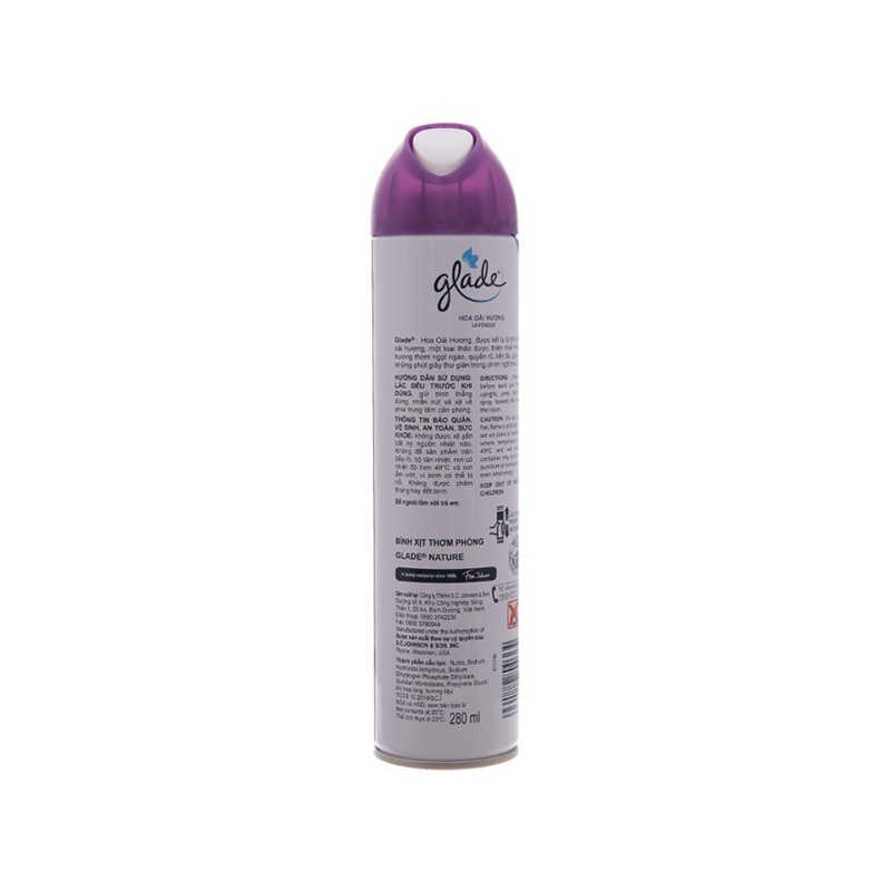 XỊT PHÒNG GLADE 280ML (LAVENDER) [phukientienich_sg]