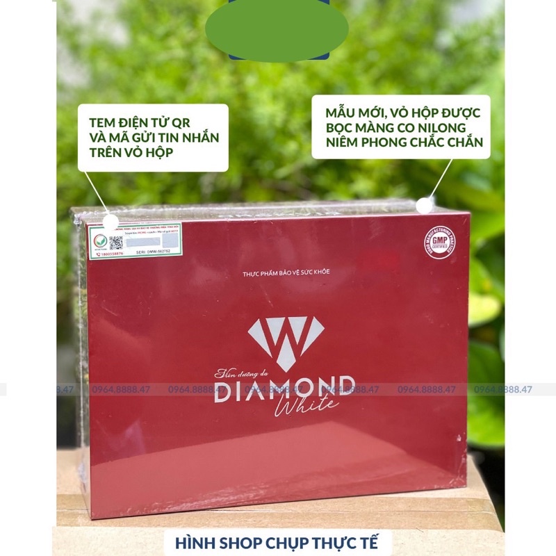 VIÊN UỐNG DƯỠNG DA DIAMOND WHITE - Tem code chính hãng