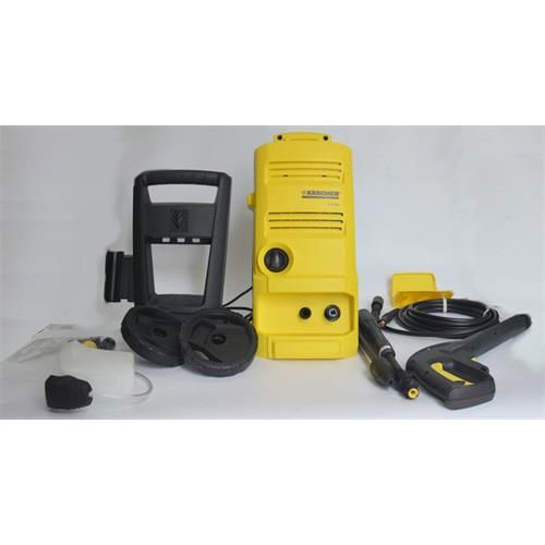 Combo máy phun rửa áp lực cao Karcher K3.450 và bộ đầu chà bình xịt